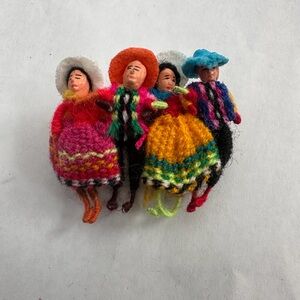 Vintage Handmade Worry Doll Clip